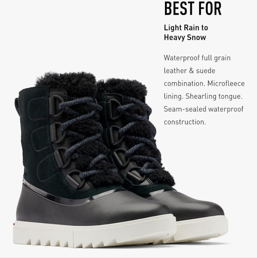 SOREL Joan of Arctic Next Lite Waterproof Wedge Snow Boot (Women) - Size 7 - Picture 11 of 12